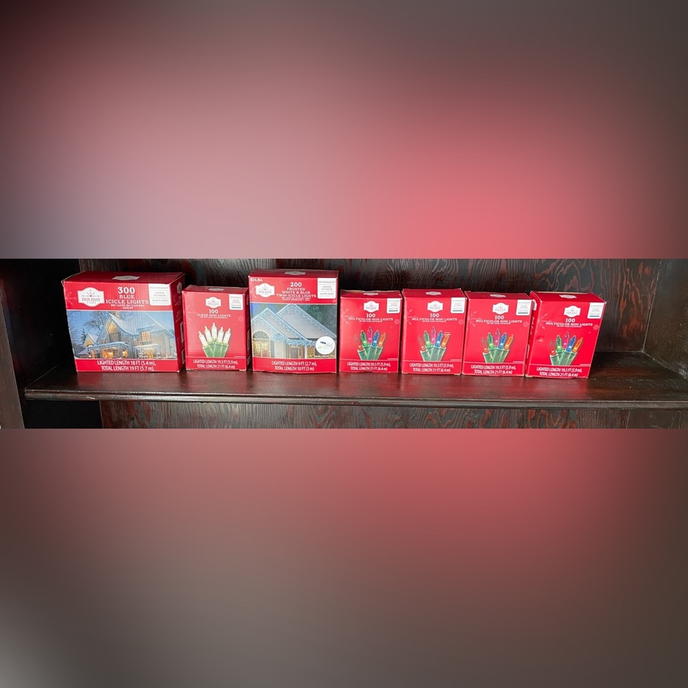 Holiday Time Christmas Lights Lot